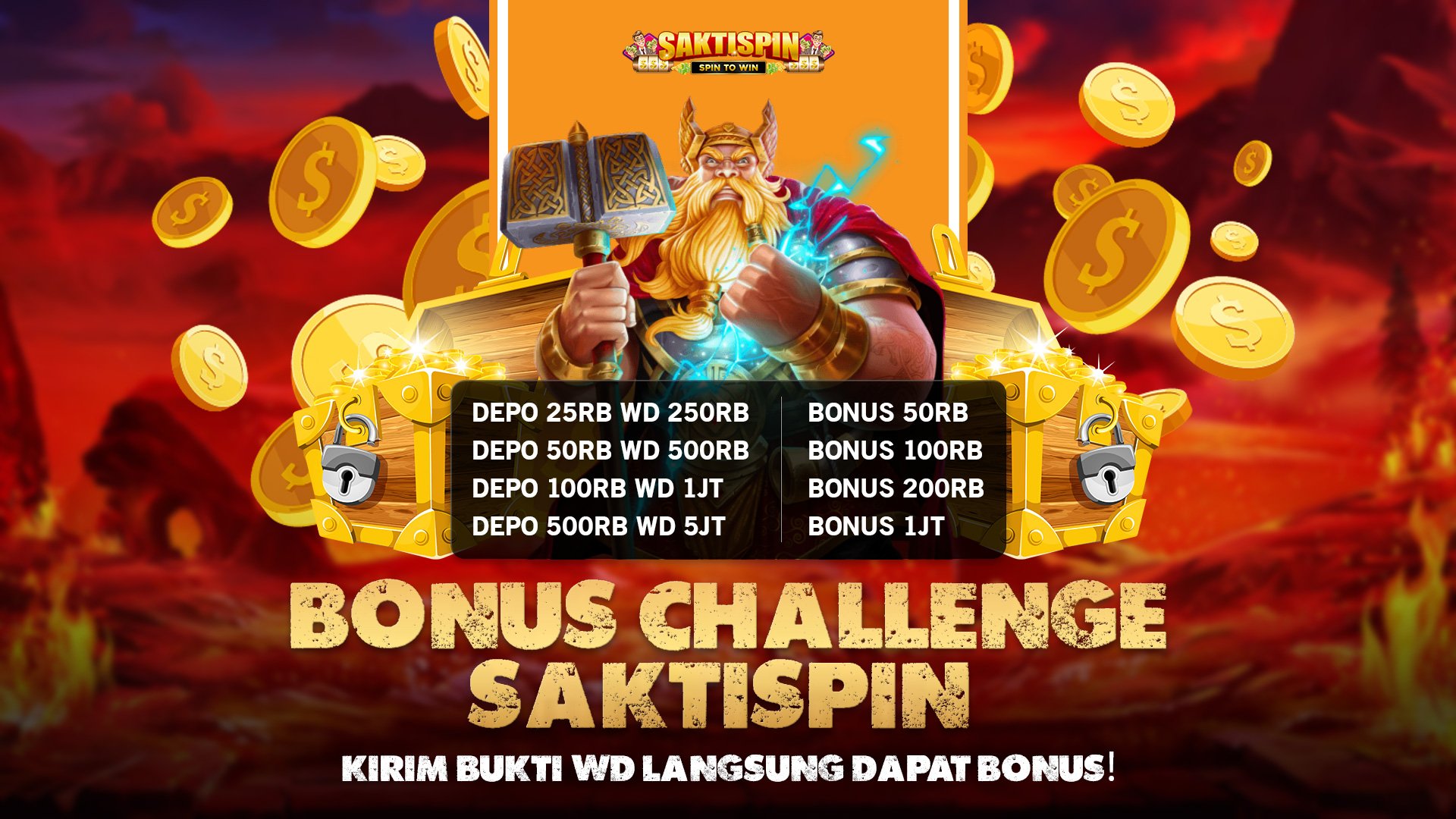 Banner Bonus Challenge WD Slot Saktispin